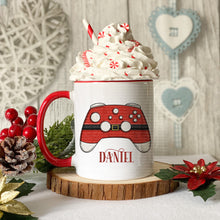 Load image into Gallery viewer, Festive Game Controller Christmas Mug