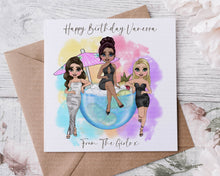 Load image into Gallery viewer, Fishbowl Cocktail Birthday Card