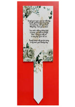 Load image into Gallery viewer, Card Plaque Grave/Plant Marker
