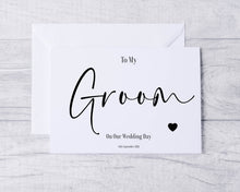 Load image into Gallery viewer, To My Groom Card