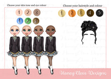 Load image into Gallery viewer, Irish Dancer Notebook A6 - Two Colours