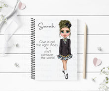 Load image into Gallery viewer, Irish Dancer Notebook A5 - Two Colours