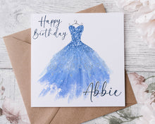 Load image into Gallery viewer, Ball Gown Dress - Birthday Card