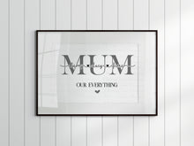 Load image into Gallery viewer, Name Splice Frame - Family/ Mum/Mam/Nana