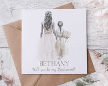 Load image into Gallery viewer, Junior Bridesmaid Proposal Card