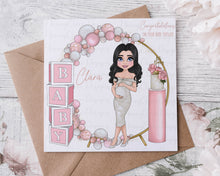 Load image into Gallery viewer, Baby Shower Card - Choice of Colours!