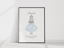 Load image into Gallery viewer, First Holy Communion Girl A4 Unframed Print