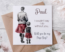 Load image into Gallery viewer, Page Boy/Ring Bearer Wedding Card