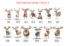 Load image into Gallery viewer, Quirky Reindeer Christmas Family Print