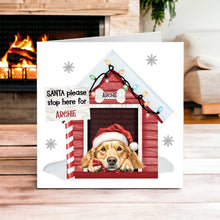 Load image into Gallery viewer, Cute Dog Christmas Card
