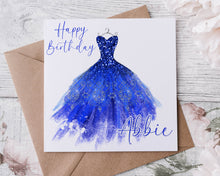 Load image into Gallery viewer, Ball Gown Dress - Birthday Card
