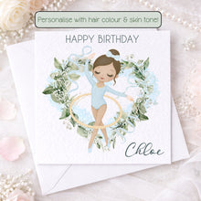 Load image into Gallery viewer, Little Gymnast Birthday Card