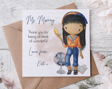 Load image into Gallery viewer, Teacher Character Card - Female