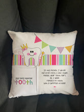 Load image into Gallery viewer, Tooth Fairy Pocket Cushion - Pink or Blue