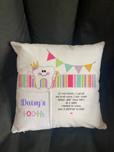 Load image into Gallery viewer, Tooth Fairy Pocket Cushion - Pink or Blue
