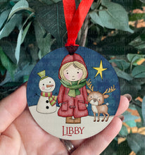 Load image into Gallery viewer, Waiting for Santa Hanging Decoration