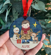 Load image into Gallery viewer, Waiting for Santa Hanging Decoration