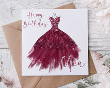 Load image into Gallery viewer, Ball Gown Dress - Birthday Card