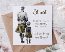Load image into Gallery viewer, Page Boy/Ring Bearer Wedding Card