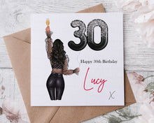 Load image into Gallery viewer, 18/21/30th/40th/50th Birthday Glam Card