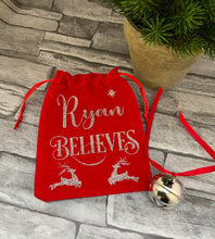 Load image into Gallery viewer, Santa Believe Bell 3 colours - Christmas