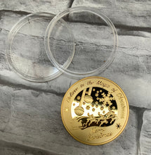 Load image into Gallery viewer, Gold Santa Wish Coin - Christmas