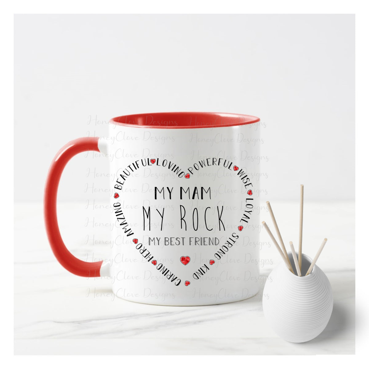 My Mum/Mam/Nana is my Rock Mug – HoneyClove Designs