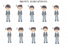 Load image into Gallery viewer, Communion Card Boy - Brown Hair