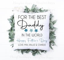 Load image into Gallery viewer, Daddy Hero Cushion