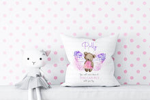 Load image into Gallery viewer, Butterfly Brown Bear Cushion