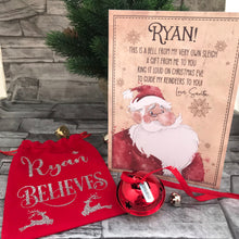 Load image into Gallery viewer, Santa Believe Bell 3 colours - Christmas