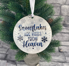 Load image into Gallery viewer, Kisses from heaven Glitter Christmas Decoration