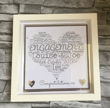 Load image into Gallery viewer, Word art - Heart Shape