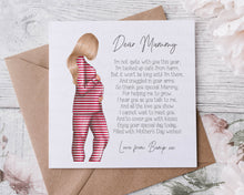 Load image into Gallery viewer, To Mummy From Bump Mother's Day Card