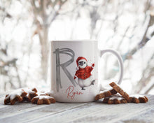 Load image into Gallery viewer, Red Penguin Christmas Mug