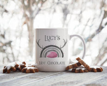 Load image into Gallery viewer, Pink Reinbow Christmas Mug