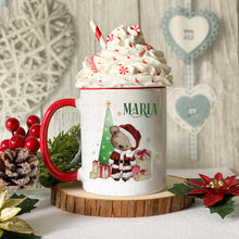 Load image into Gallery viewer, Santa Bear Christmas Mug!