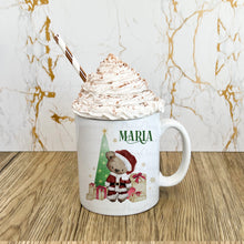 Load image into Gallery viewer, Santa Bear Christmas Mug!
