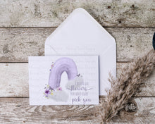 Load image into Gallery viewer, Lilac Rainbow Cushion