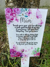 Load image into Gallery viewer, Card Plaque Grave/Plant Marker
