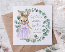 Load image into Gallery viewer, Flopsy bunny NEW BABY Card - Girl
