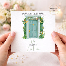 Load image into Gallery viewer, Personalised Front Door New Home Card
