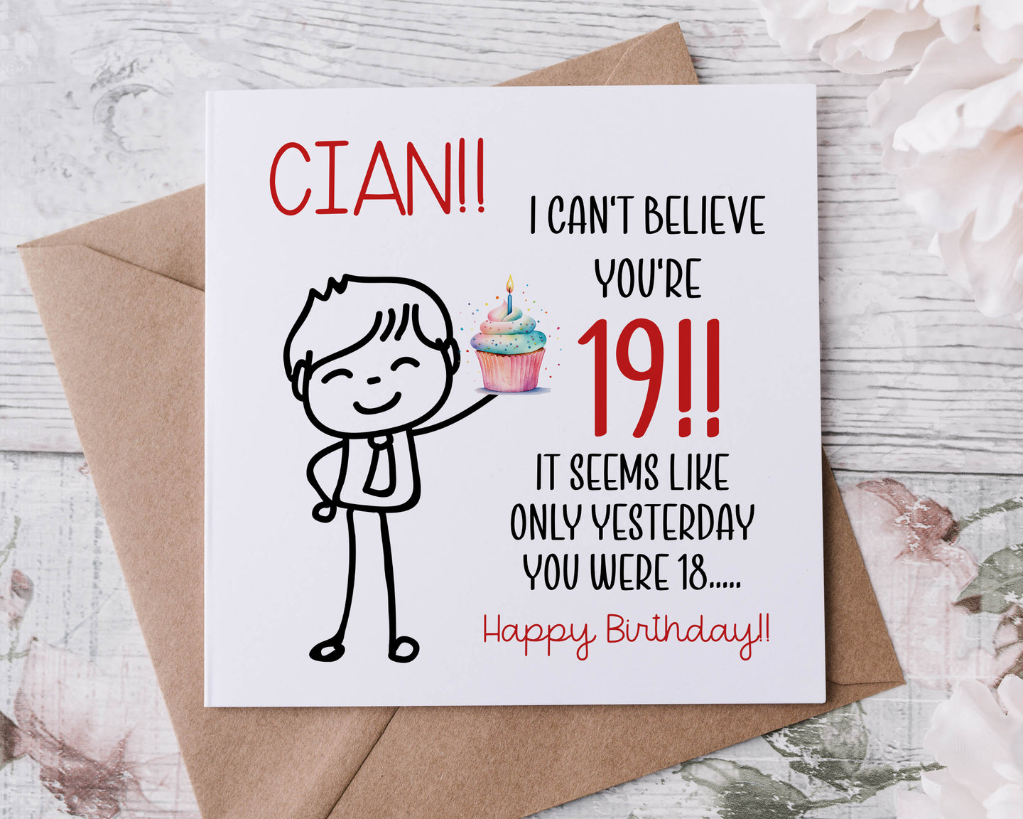 17th/18th/19th Birthday Card
