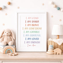 Load image into Gallery viewer, 'I AM' nursery A4 print
