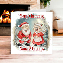Load image into Gallery viewer, Funny Mr &amp; Mrs Claus Christmas Card
