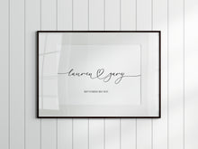 Load image into Gallery viewer, Contemporary Names Unframed Print
