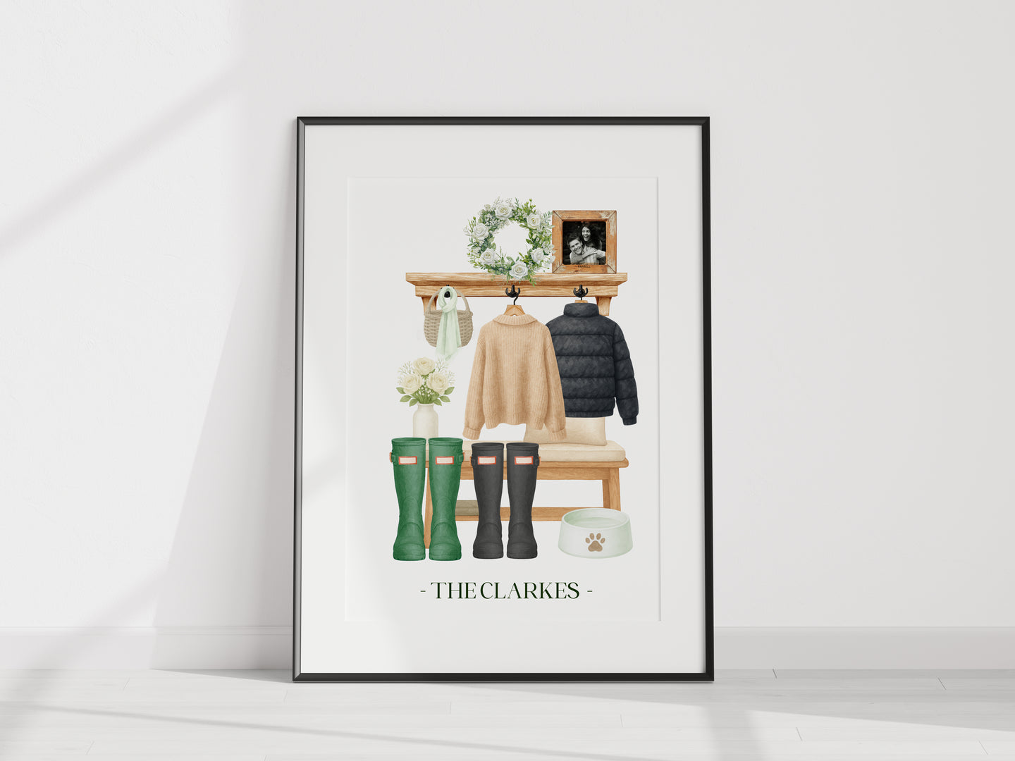 HALLWAY  Family A4 Unframed Print  - TESTER SPECIAL