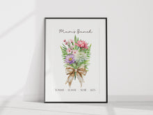 Load image into Gallery viewer, FRIDAY BARGAIN Birth Flower - BOUQUET Print
