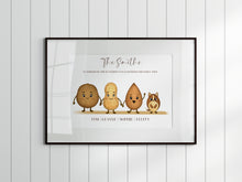 Load image into Gallery viewer, Nut Family A4 Print
