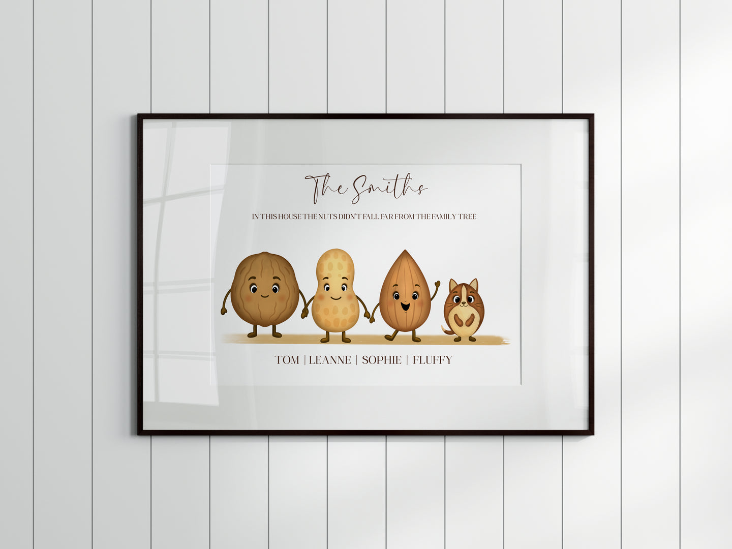 Nut Family A4 Print